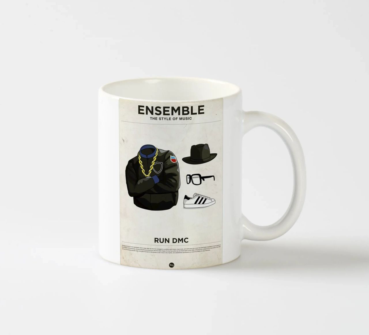 Ensemble Run DMC tazza in ceramica da Moxy Creative House