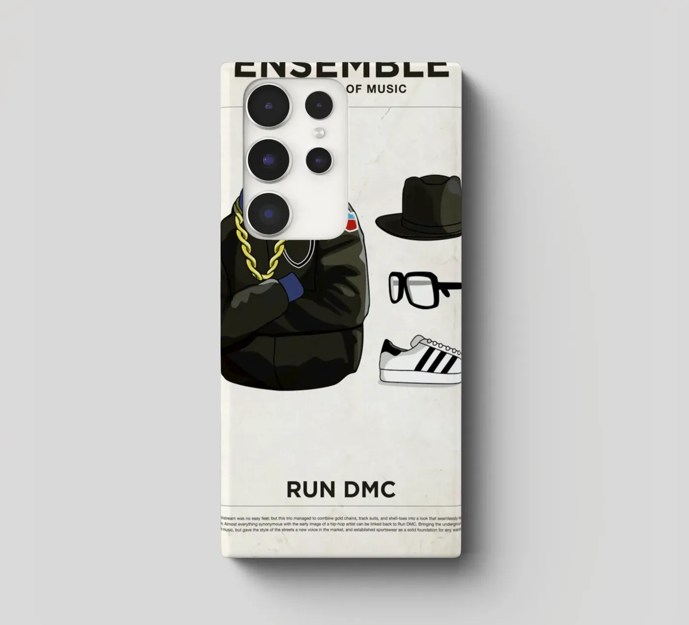 Ensemble Run DMC cover samsung da Moxy Creative House