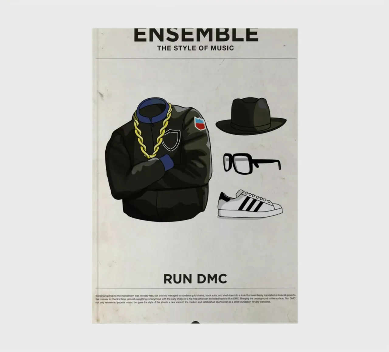 Ensemble Run DMC notebook by Moxy Creative House