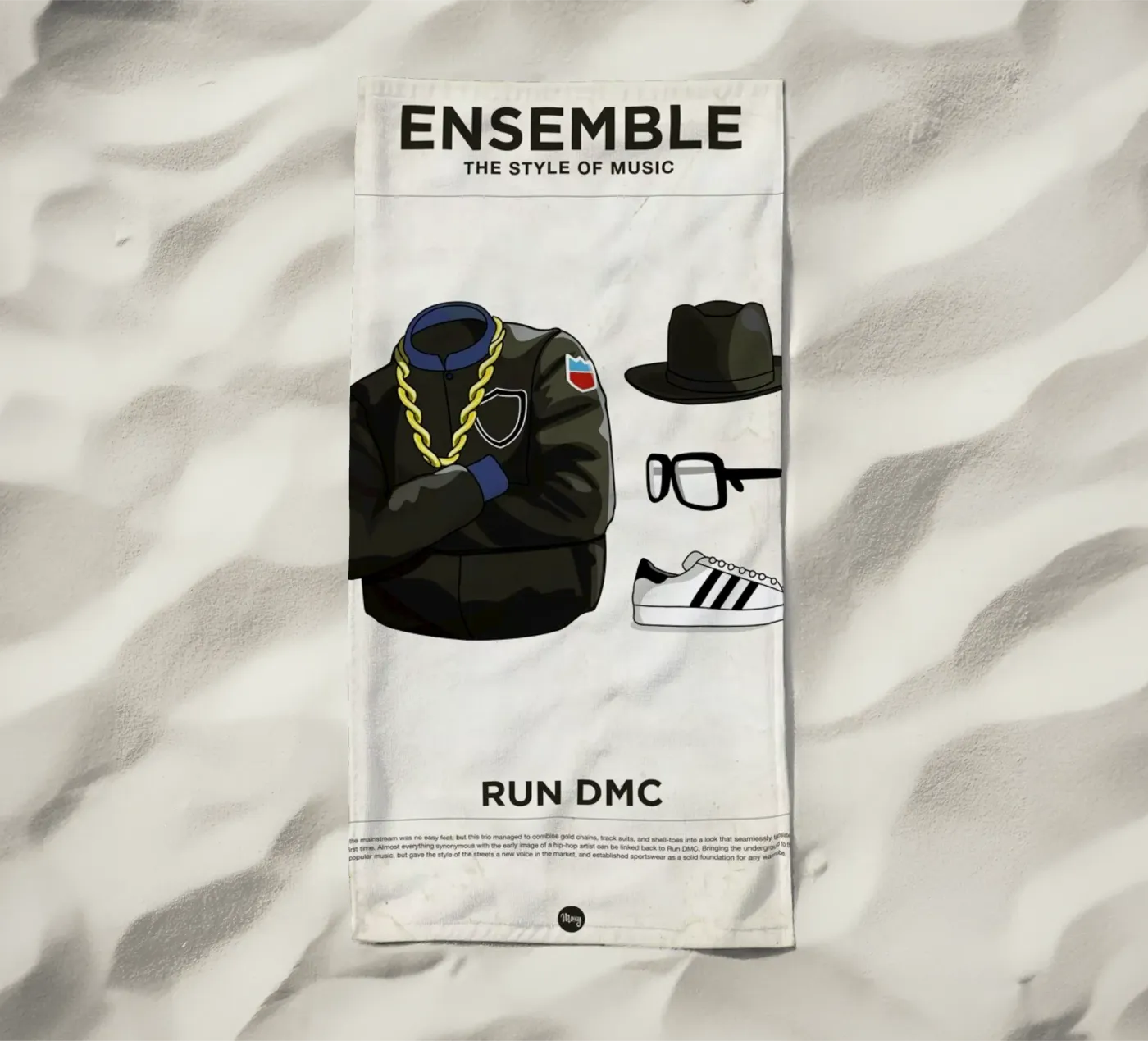 Ensemble Run DMC serviette de plage de Moxy Creative House