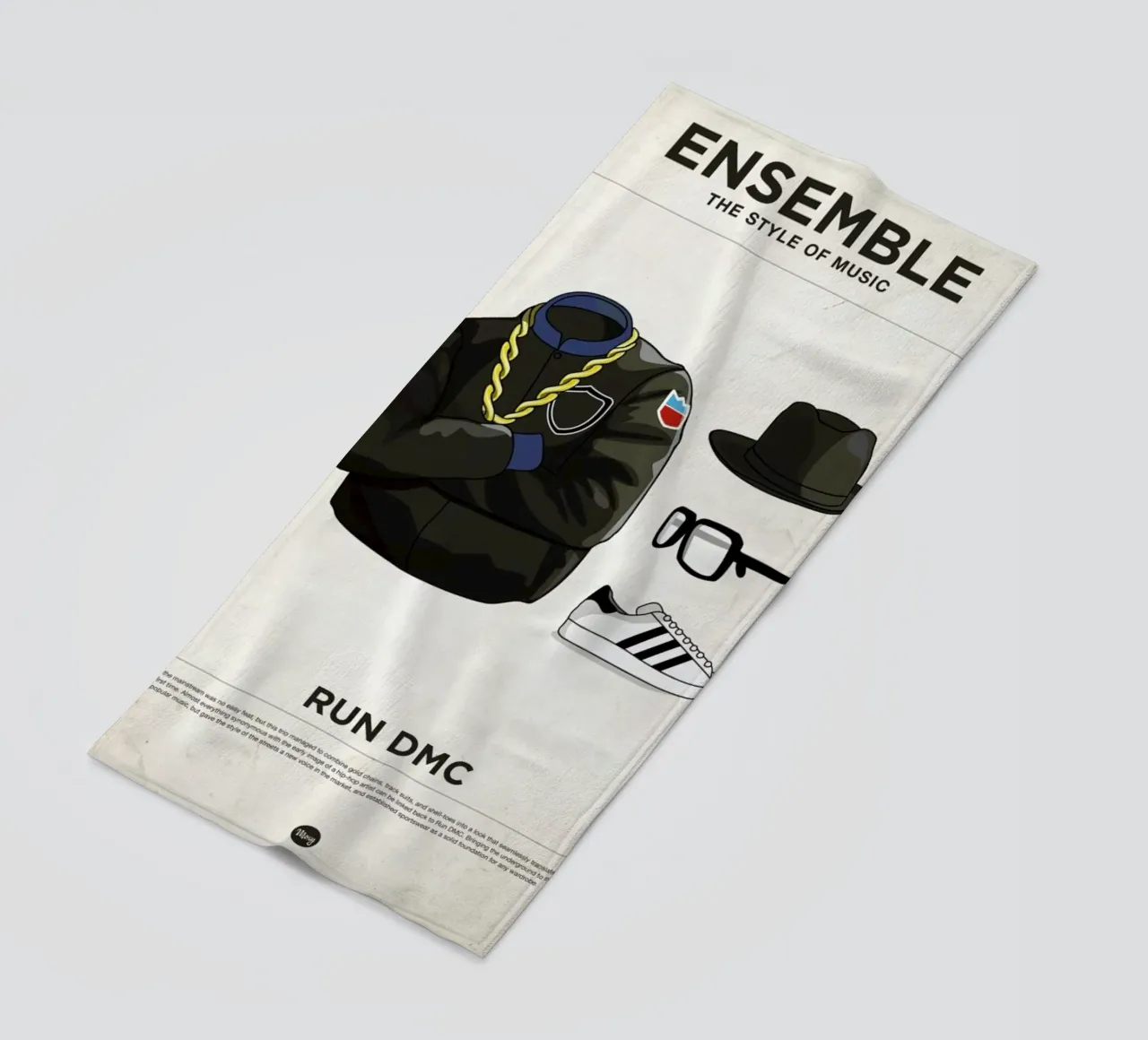 Ensemble Run DMC Strandtuch von Moxy Creative House