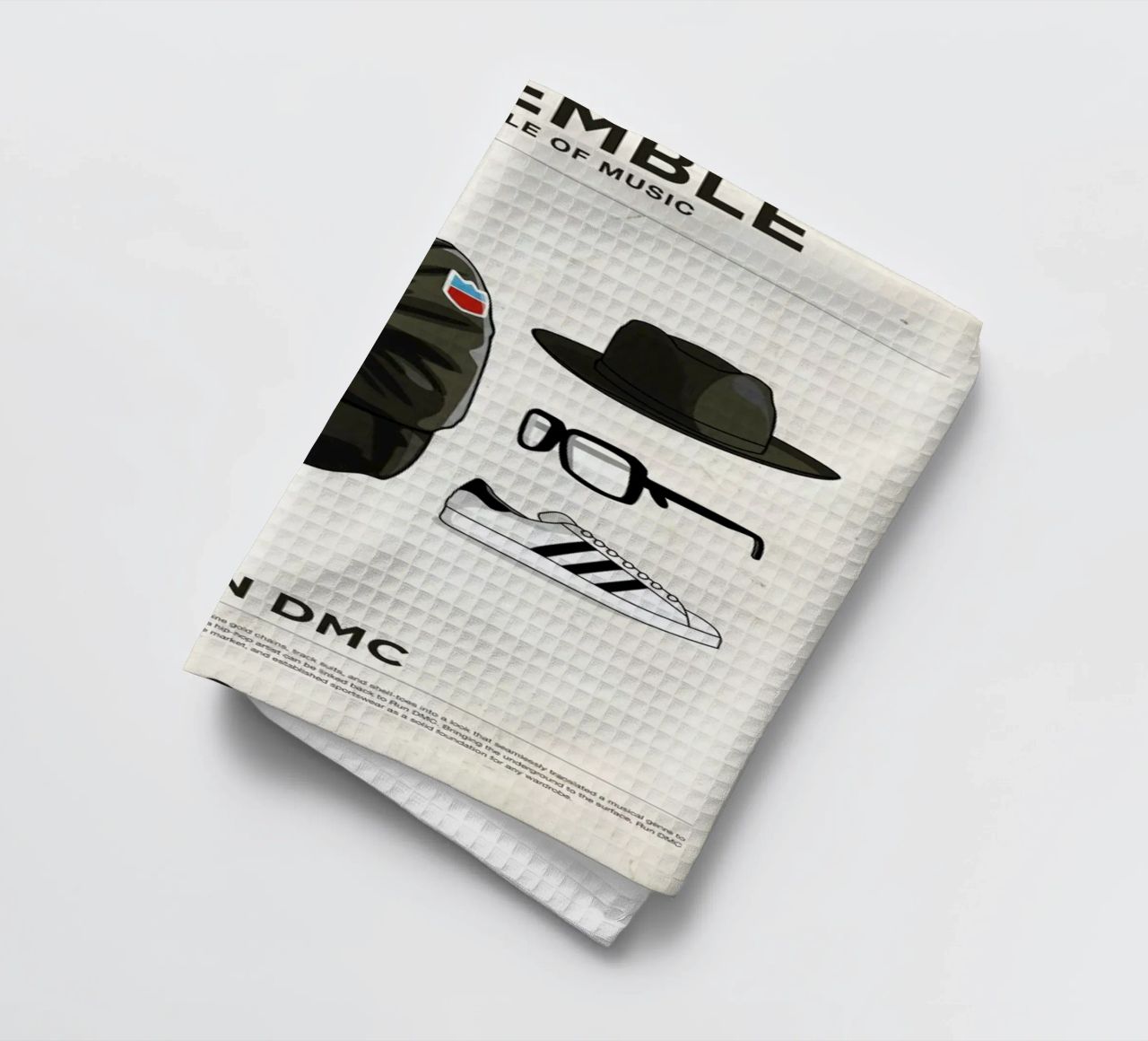 Ensemble Run DMC canovaccio da cucina da Moxy Creative House