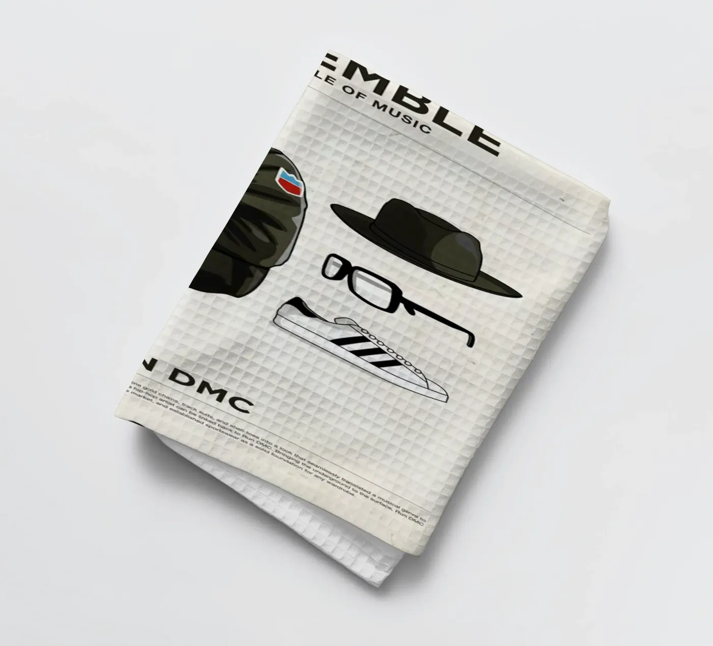 Ensemble Run DMC torchon de Moxy Creative House