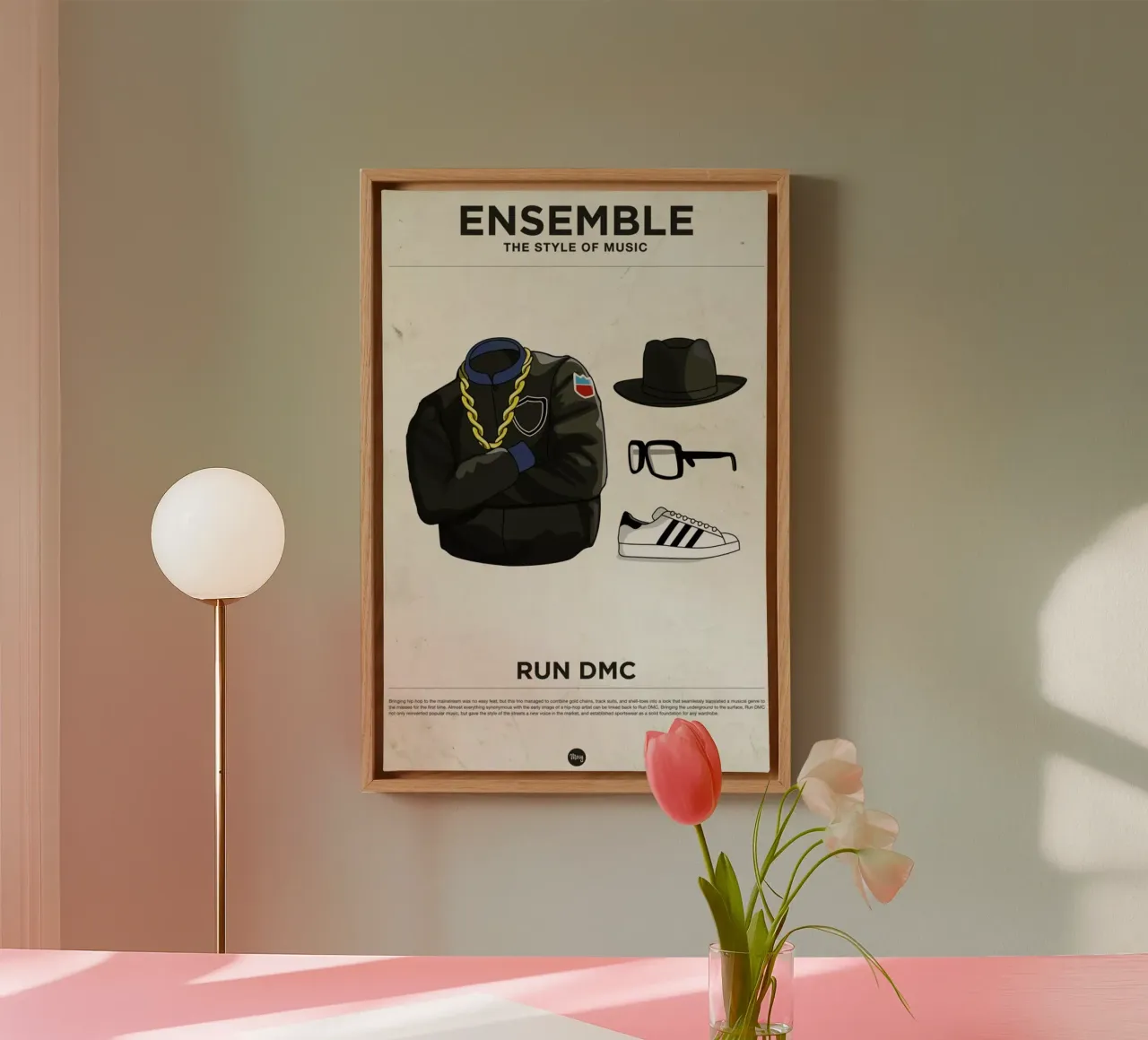 Ensemble Run DMC Leinwand von Moxy Creative House