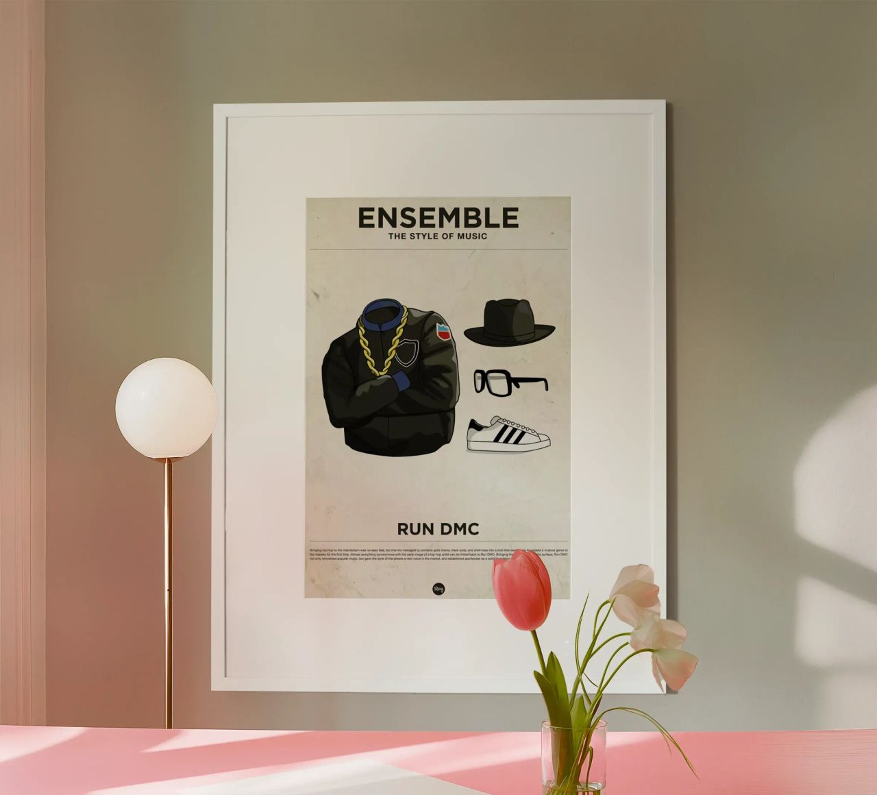 Ensemble Run DMC Poster von Moxy Creative House