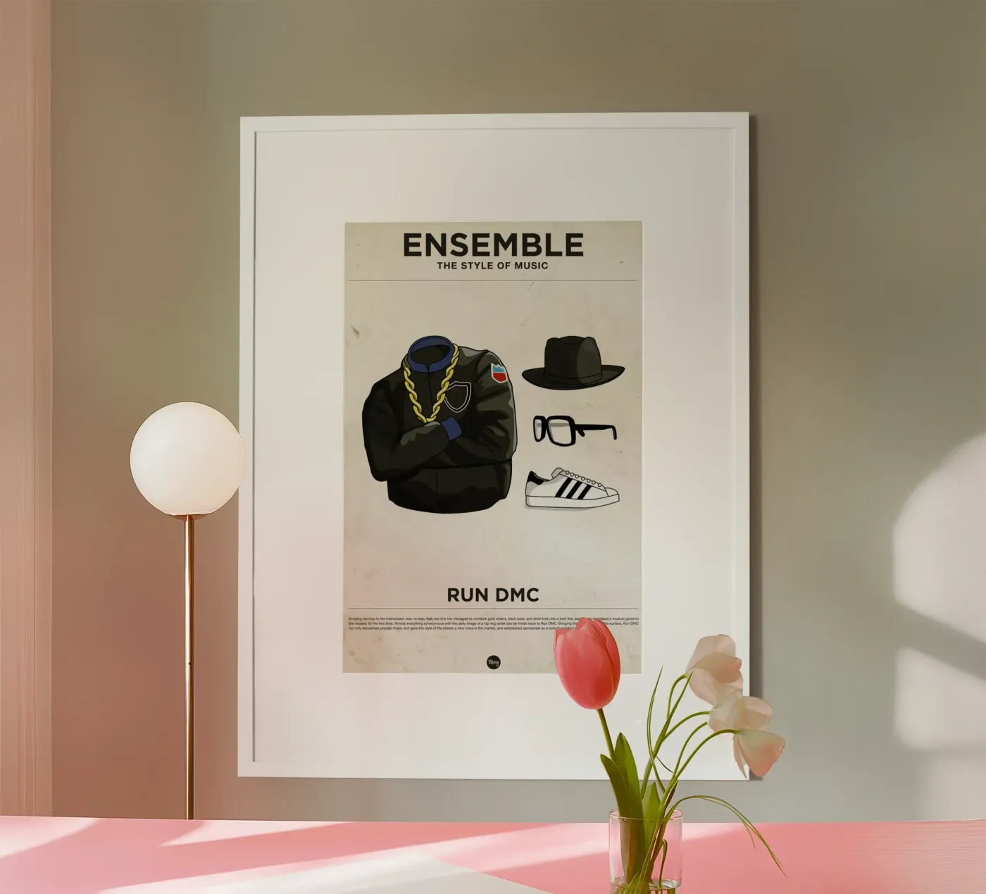 Ensemble Run DMC Poster von Moxy Creative House