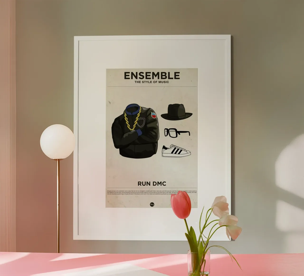 Ensemble Run DMC carta hahnemühle da Moxy Creative House