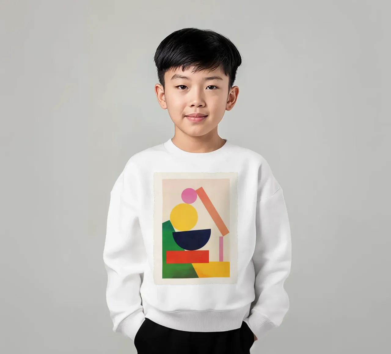Geometric Shapes 119 kids sweatshirt by Gaite