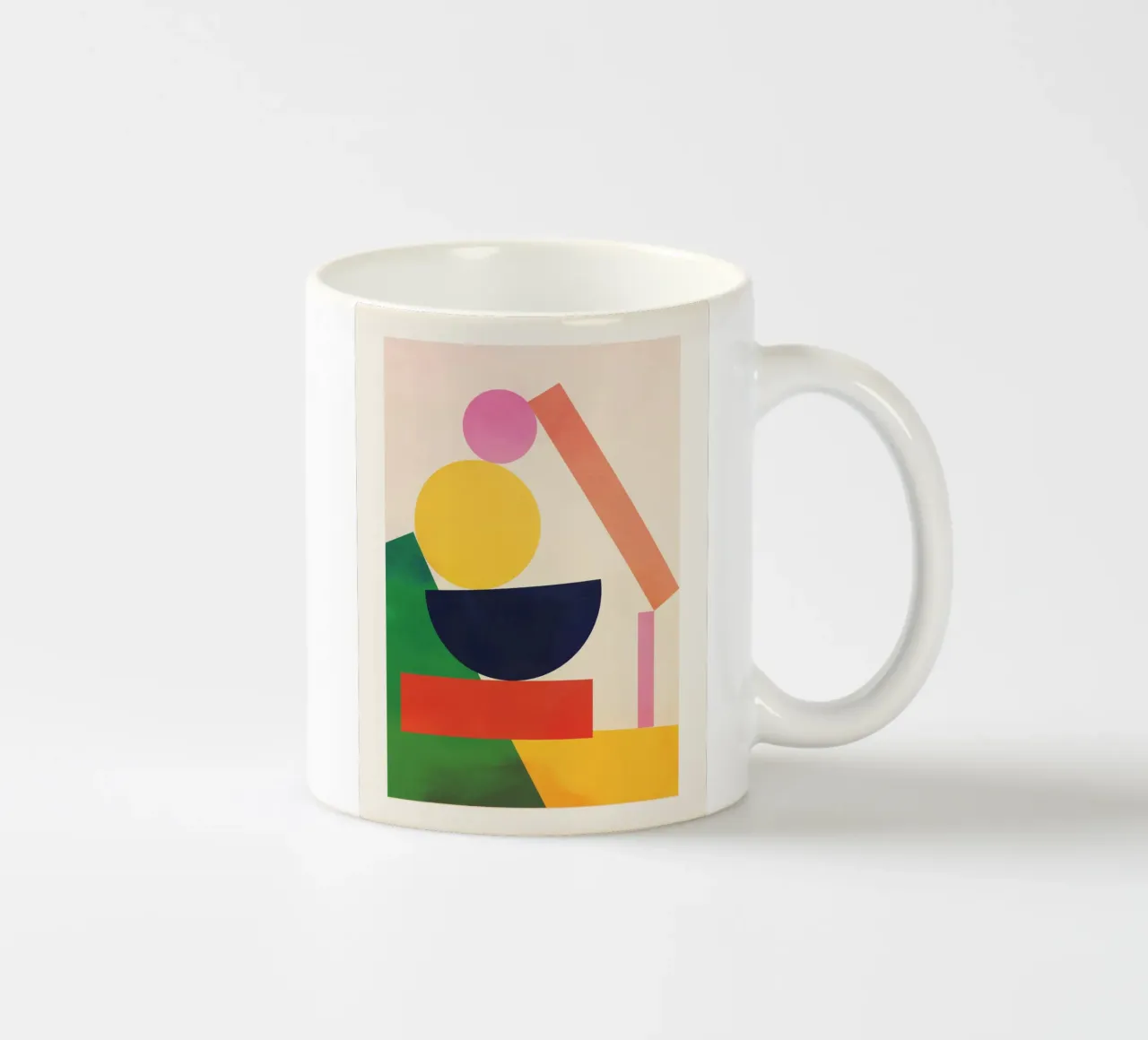 Geometrische vormen 119 keramische mok van Gaite