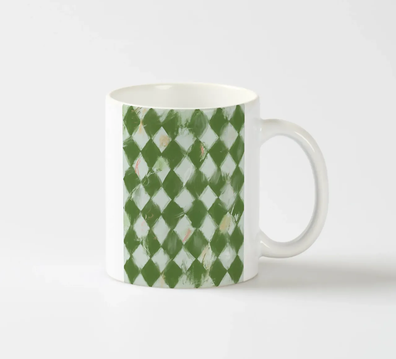 Rombos Verdes tazza in ceramica da treechild