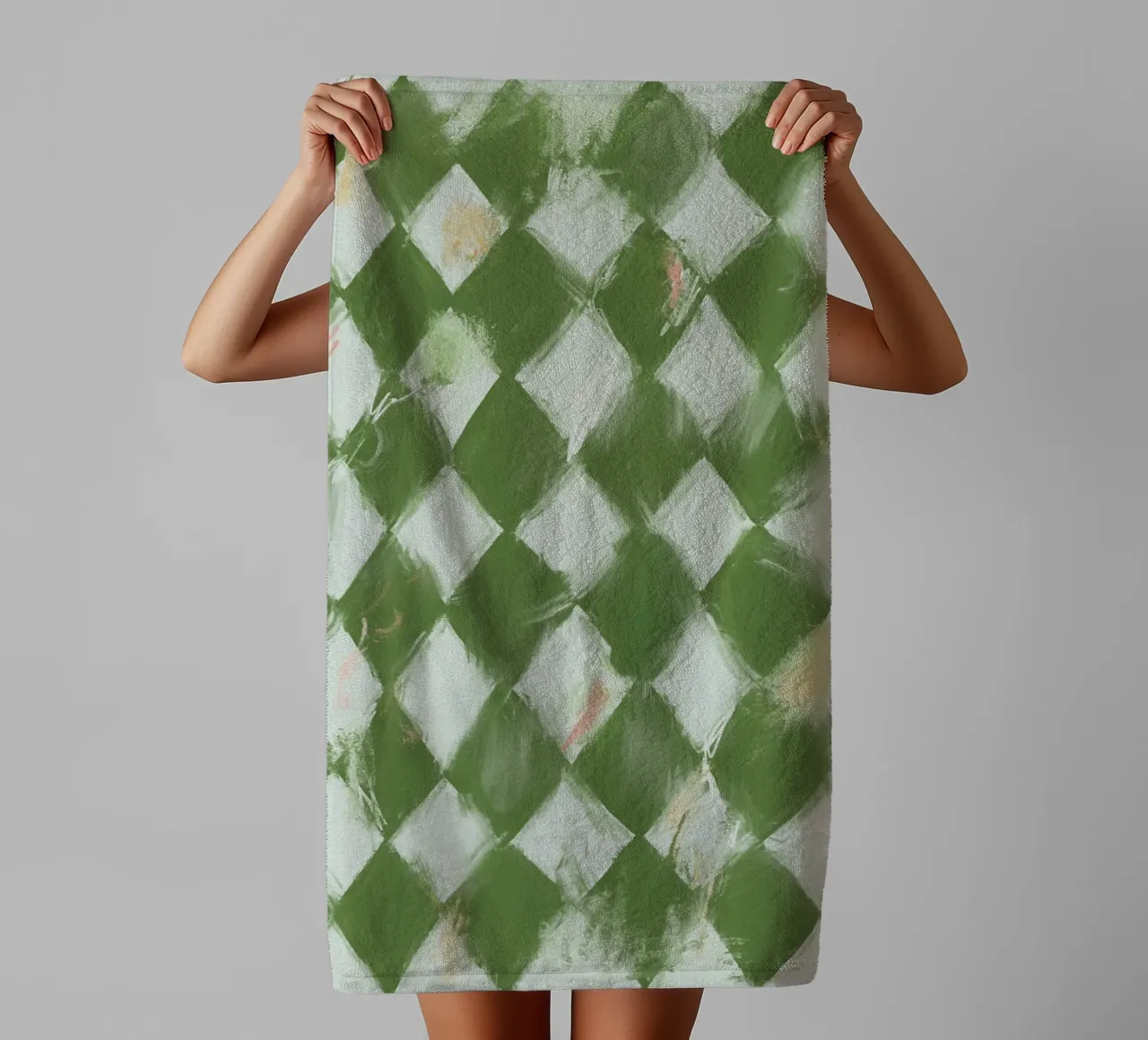 Rombos Verdes asciugamano da bagno da treechild
