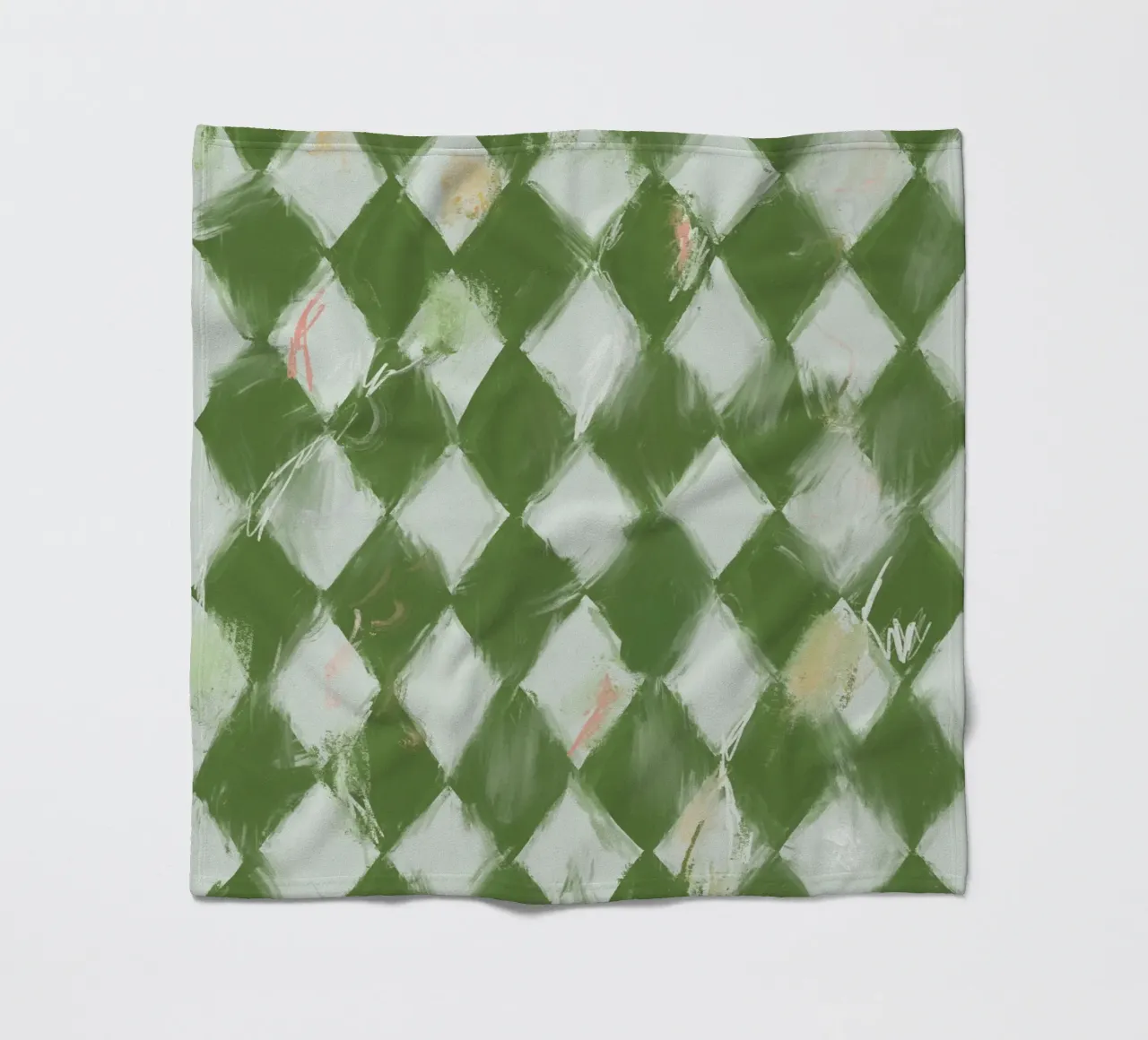 Rombos Verdes coperta in pile da treechild