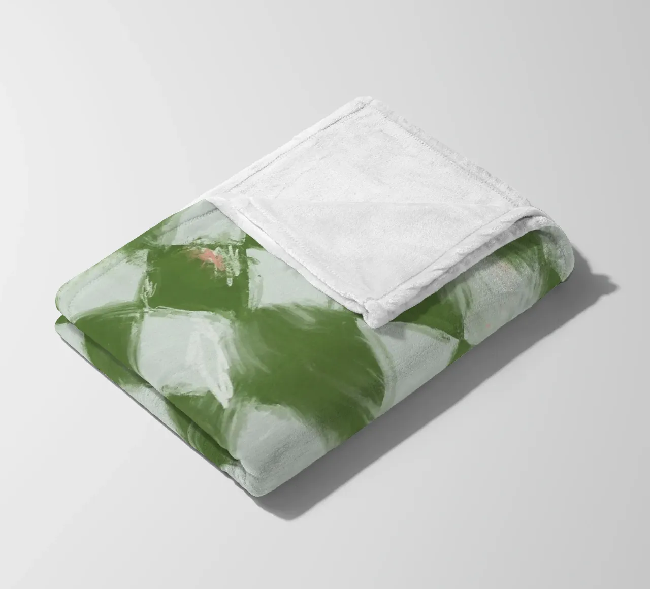 Rombos Verdes coperta in pile da treechild