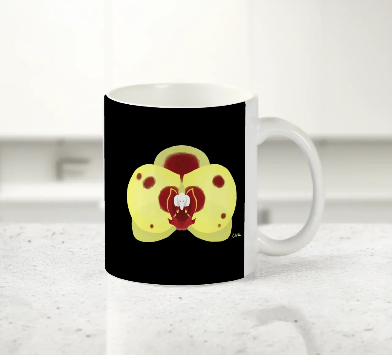 Orchidea elefante tazza in ceramica da C.WILL