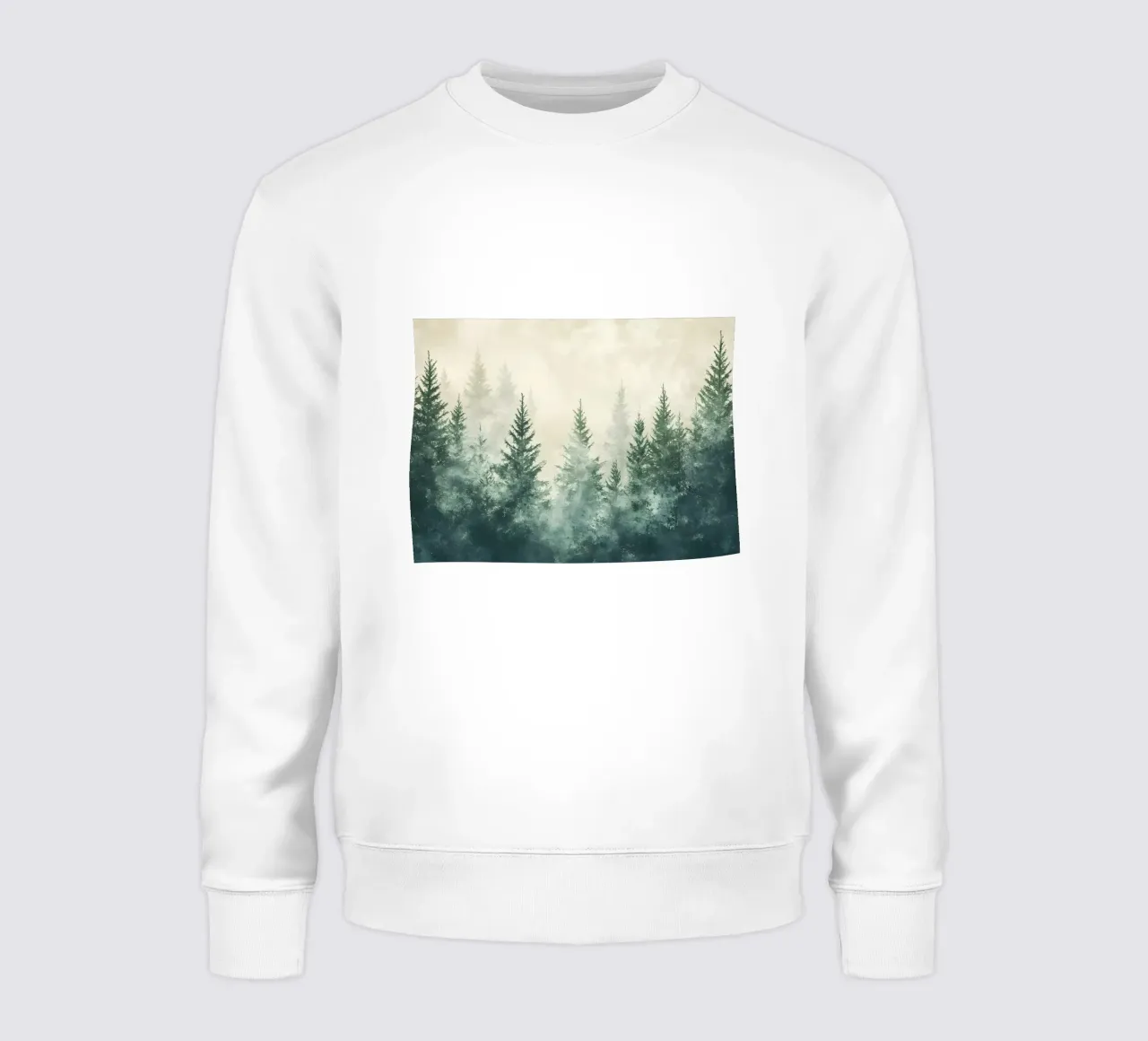 Foresta nebbiosa felpa da IamHomeStudio