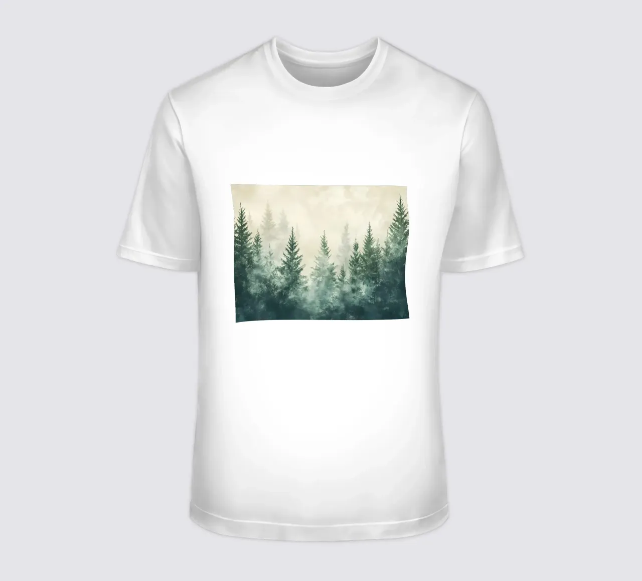 Foresta nebbiosa t-shirt da IamHomeStudio