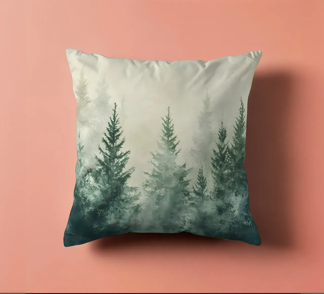 Foresta nebbiosa cuscino da IamHomeStudio