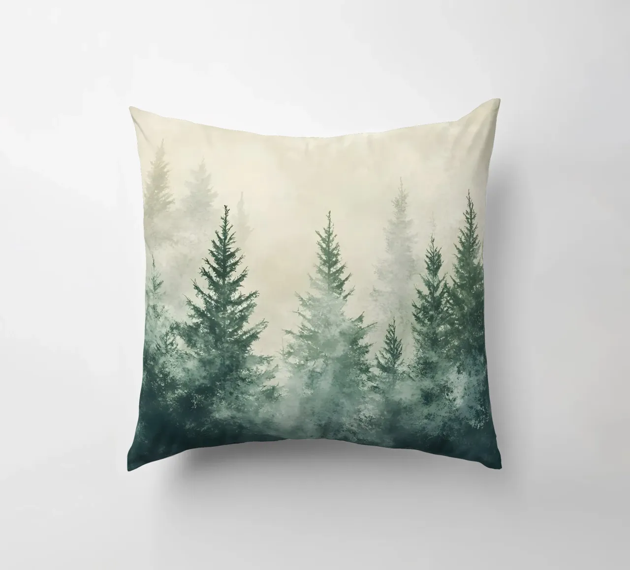 Foresta nebbiosa cuscino da IamHomeStudio