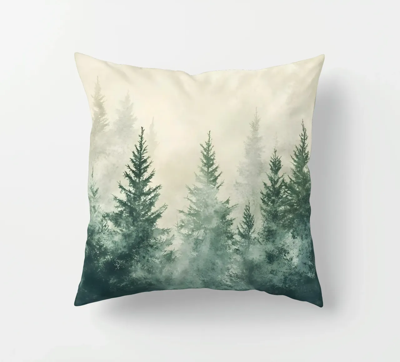 Foresta nebbiosa cuscino da IamHomeStudio