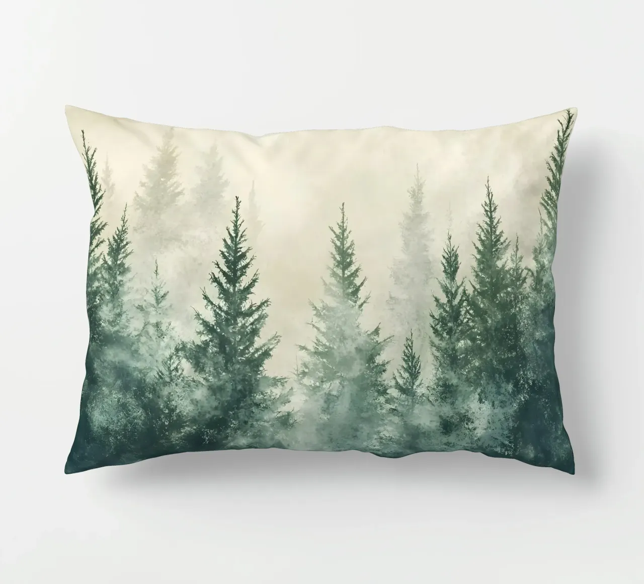 Foresta nebbiosa cuscino da IamHomeStudio