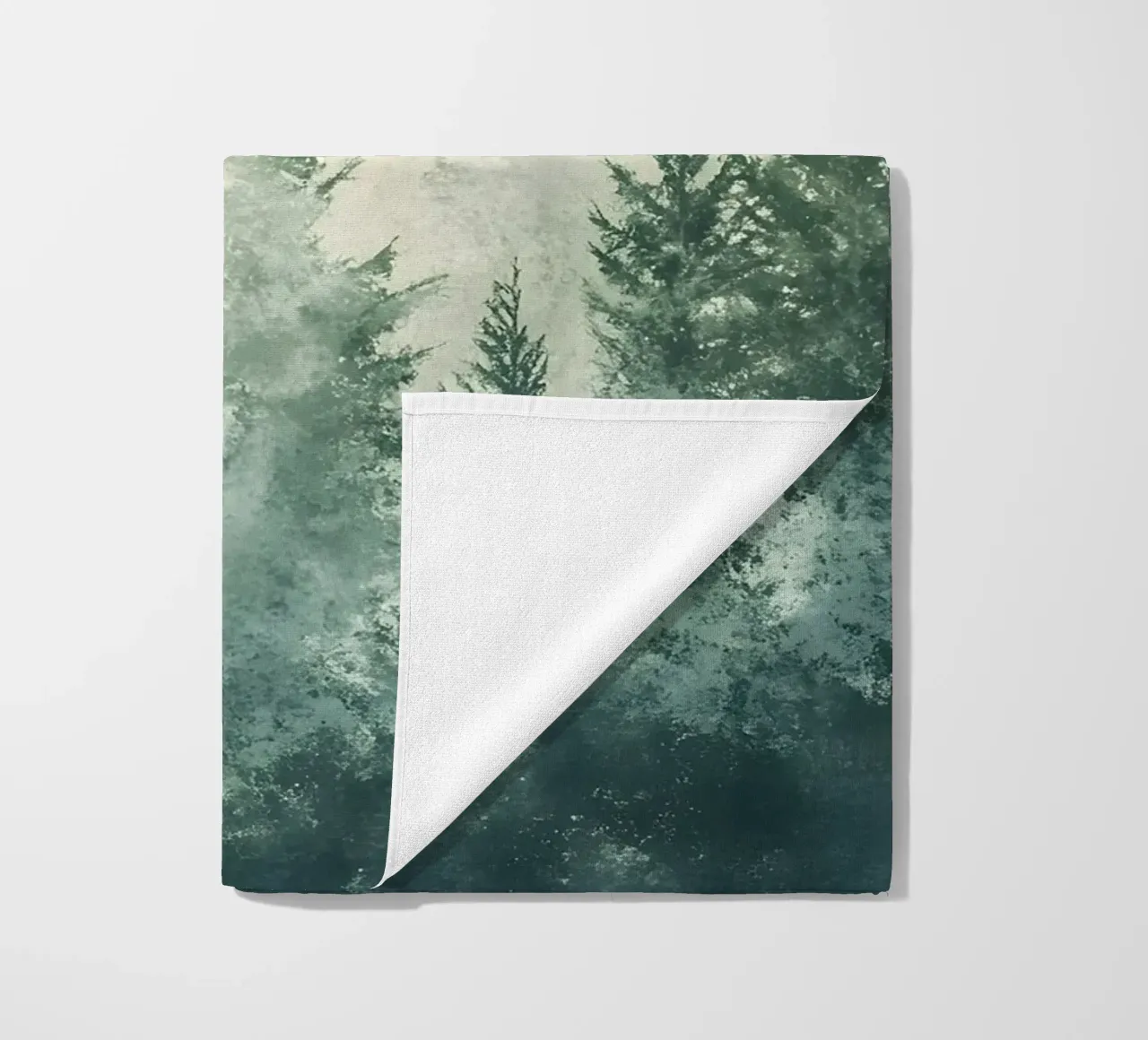 Foresta nebbiosa telo mare da IamHomeStudio