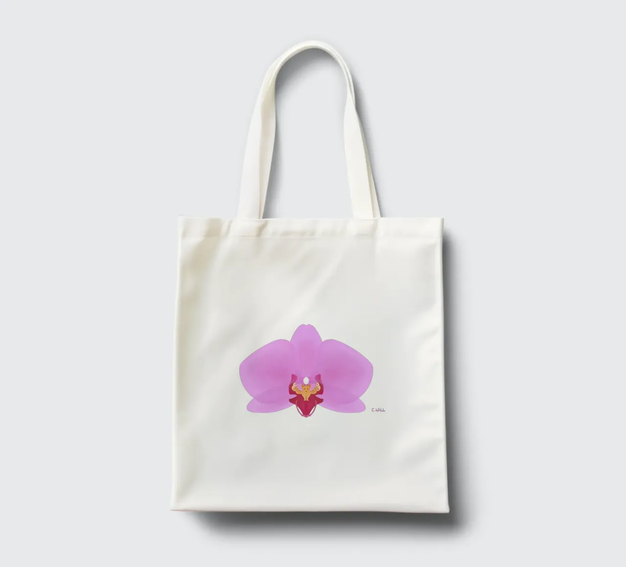 Orchidea tigre borsa in juta da C.WILL