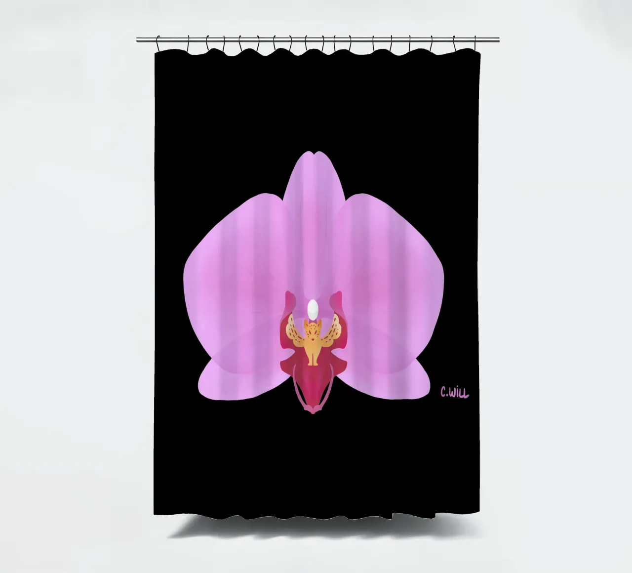 Orchidea tigre tenda da doccia da C.WILL