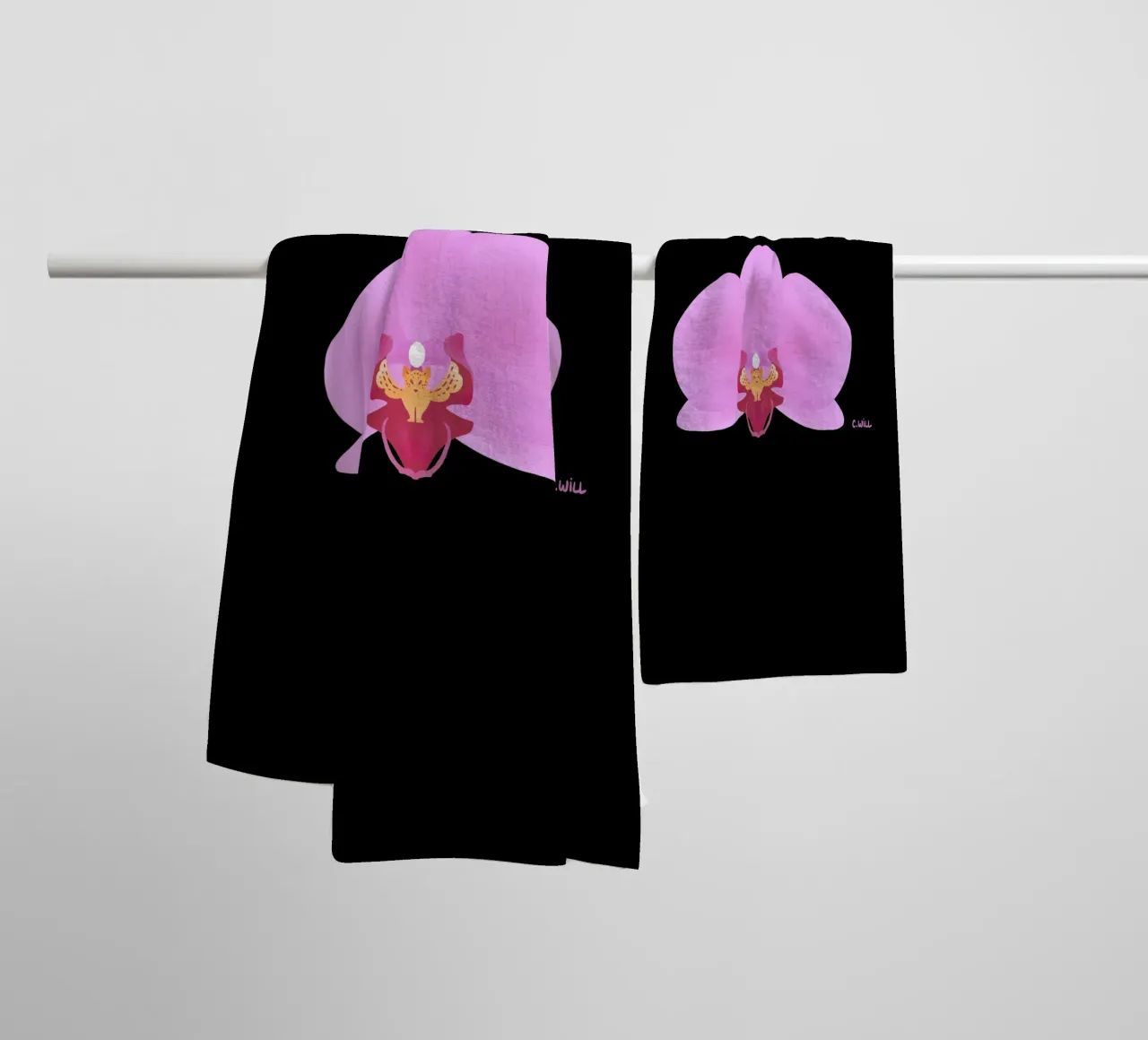 Orchidea tigre asciugamano da bagno da C.WILL