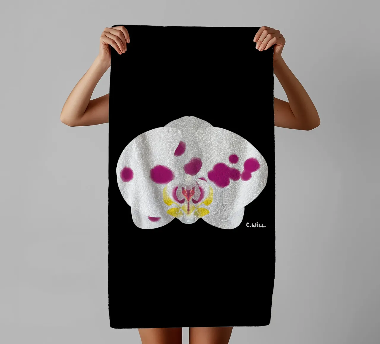 Orchidea lupo asciugamano da bagno da C.WILL