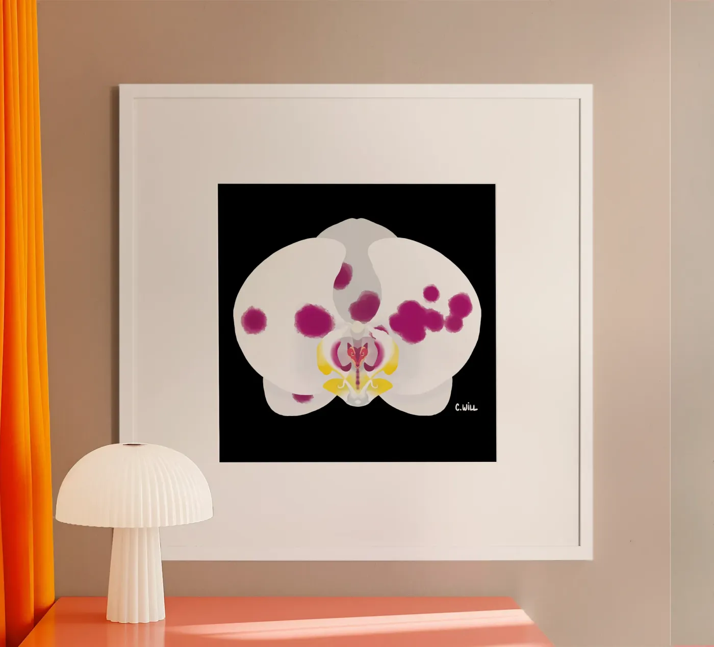 Orchidea lupo poster da C.WILL