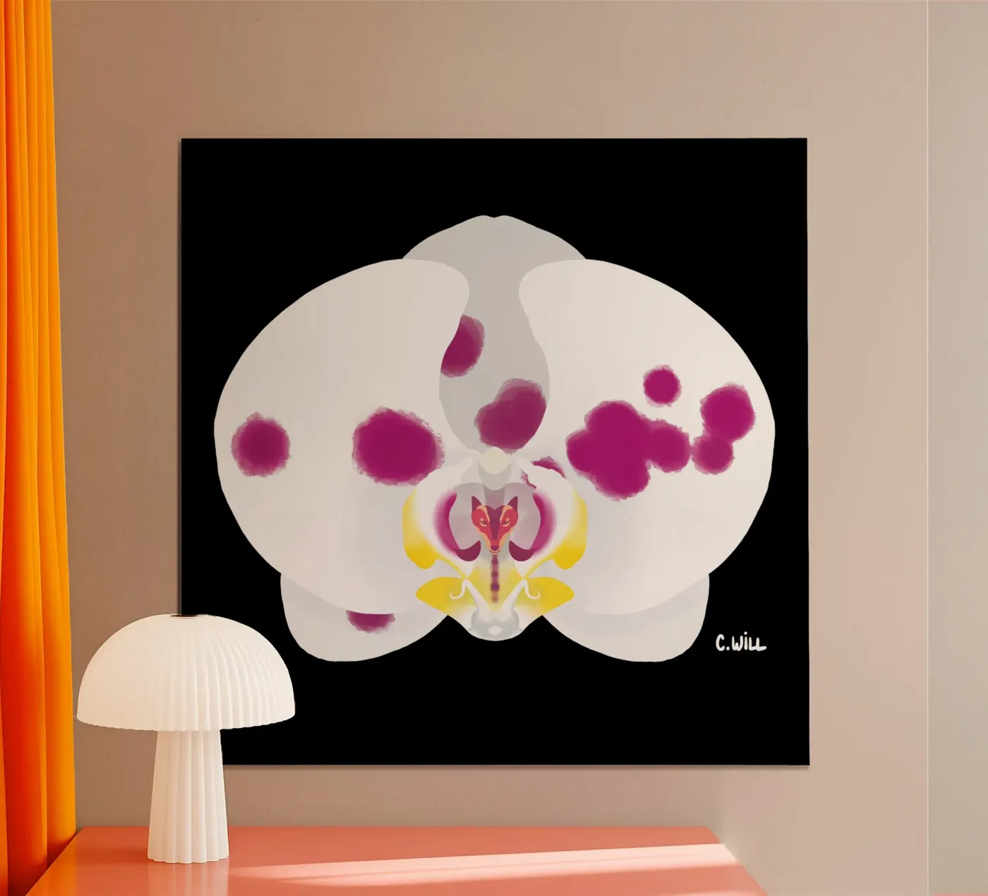 Orchidea lupo poster da C.WILL