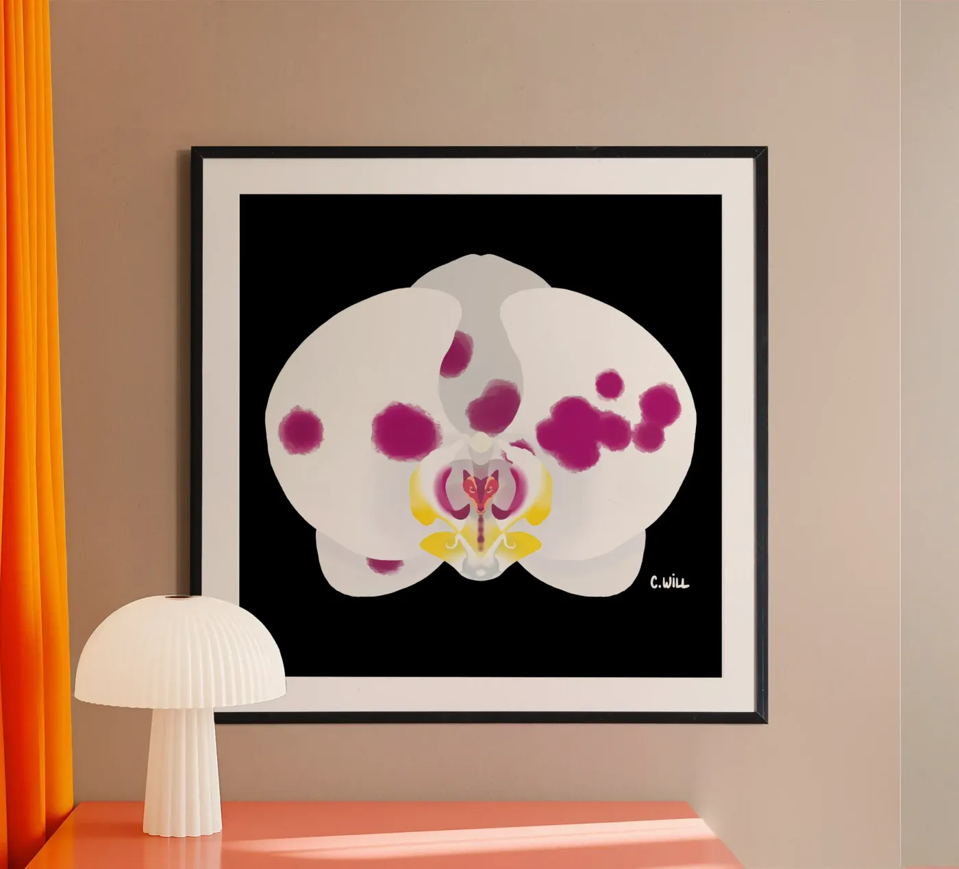 Orchidea lupo poster da C.WILL