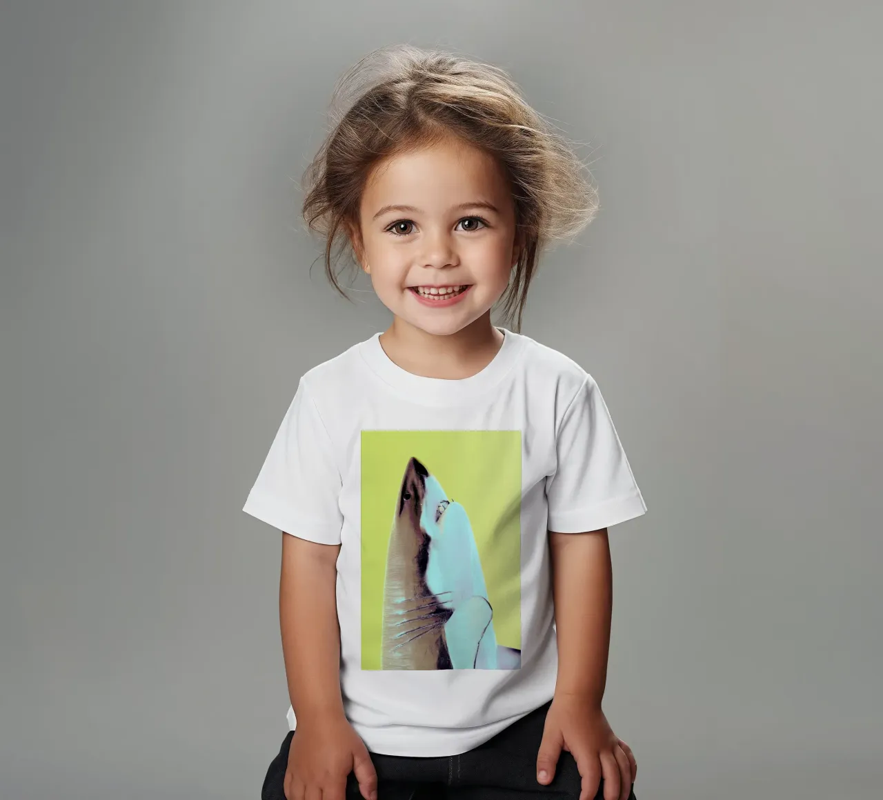 Attack! Yellow t-shirt bambini da Ballack Art House
