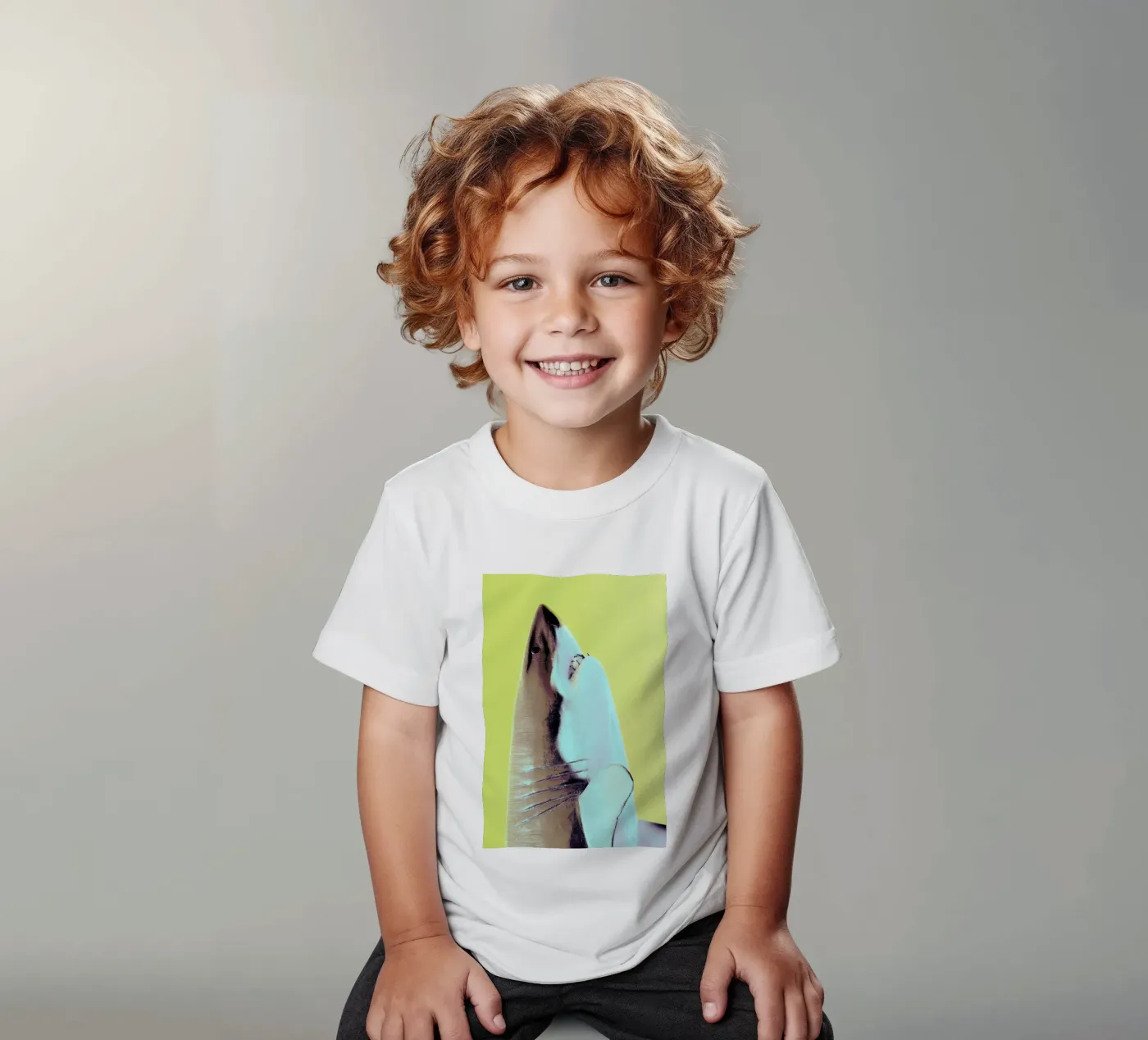 Attack! Yellow t-shirt bambini da Ballack Art House
