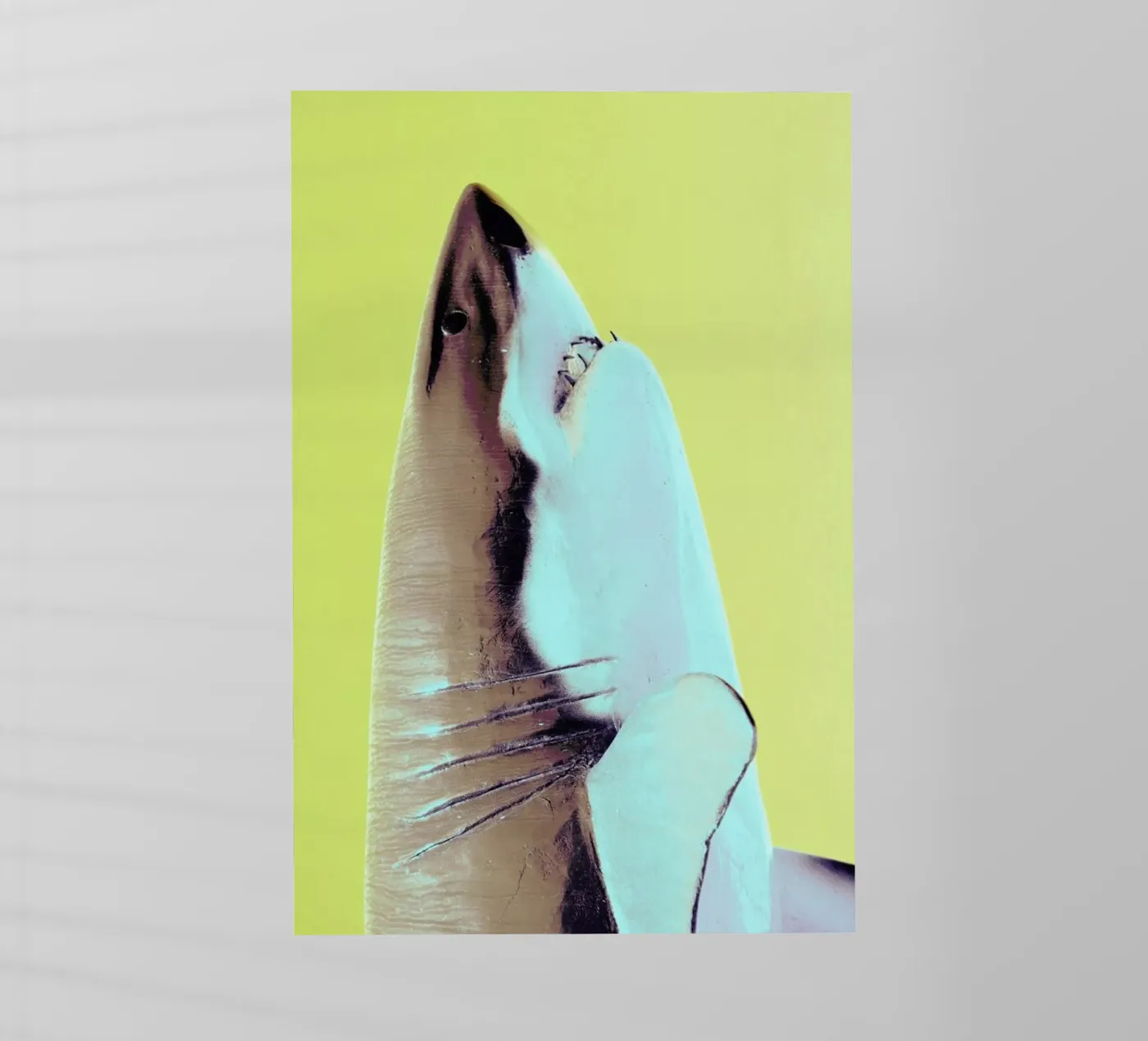 Attack! Yellow backlit folie van Ballack Art House