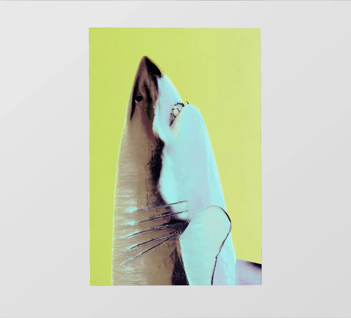 Attack! Yellow backlit folie van Ballack Art House