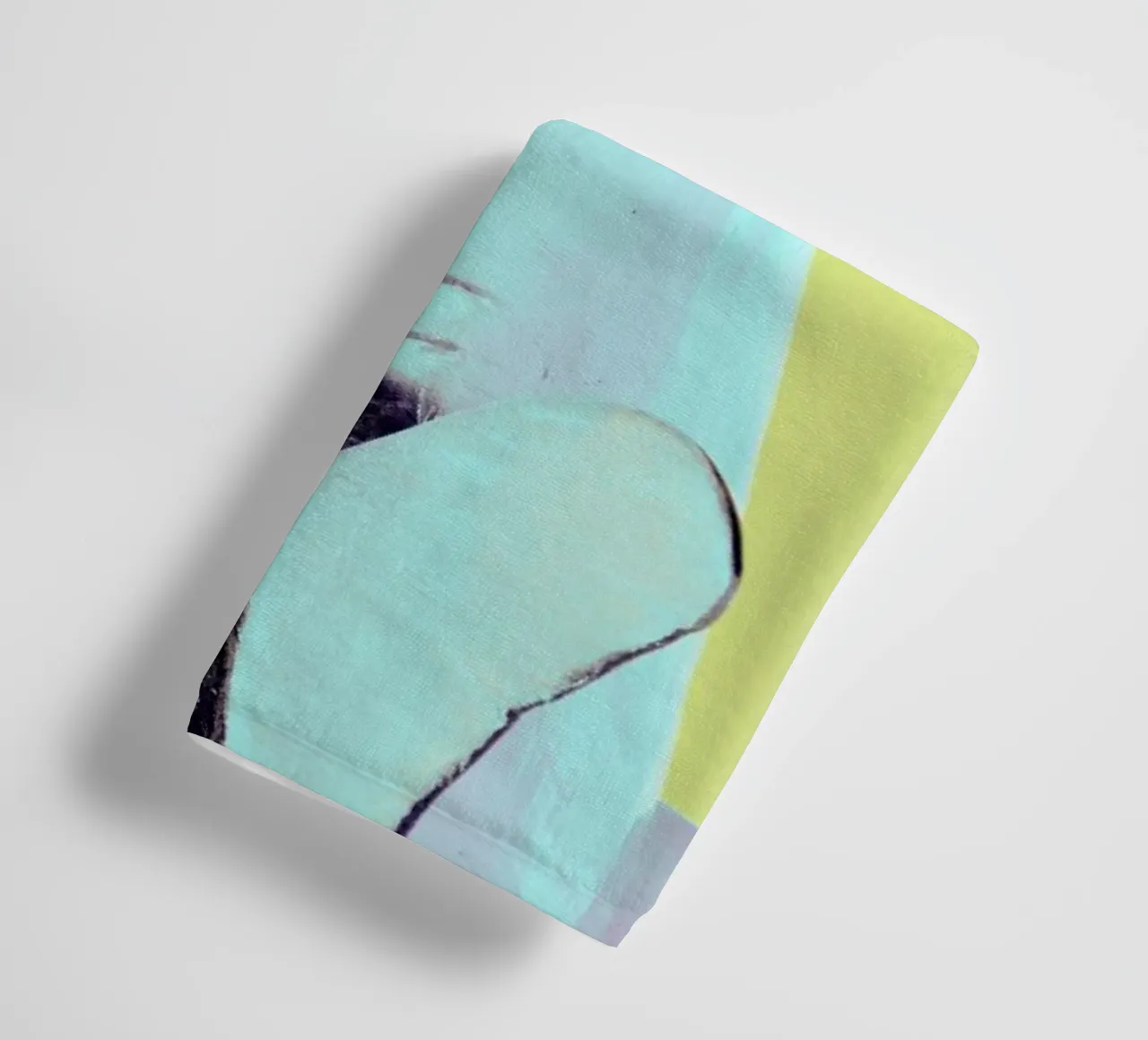 Attack! Yellow badhanddoek van Ballack Art House