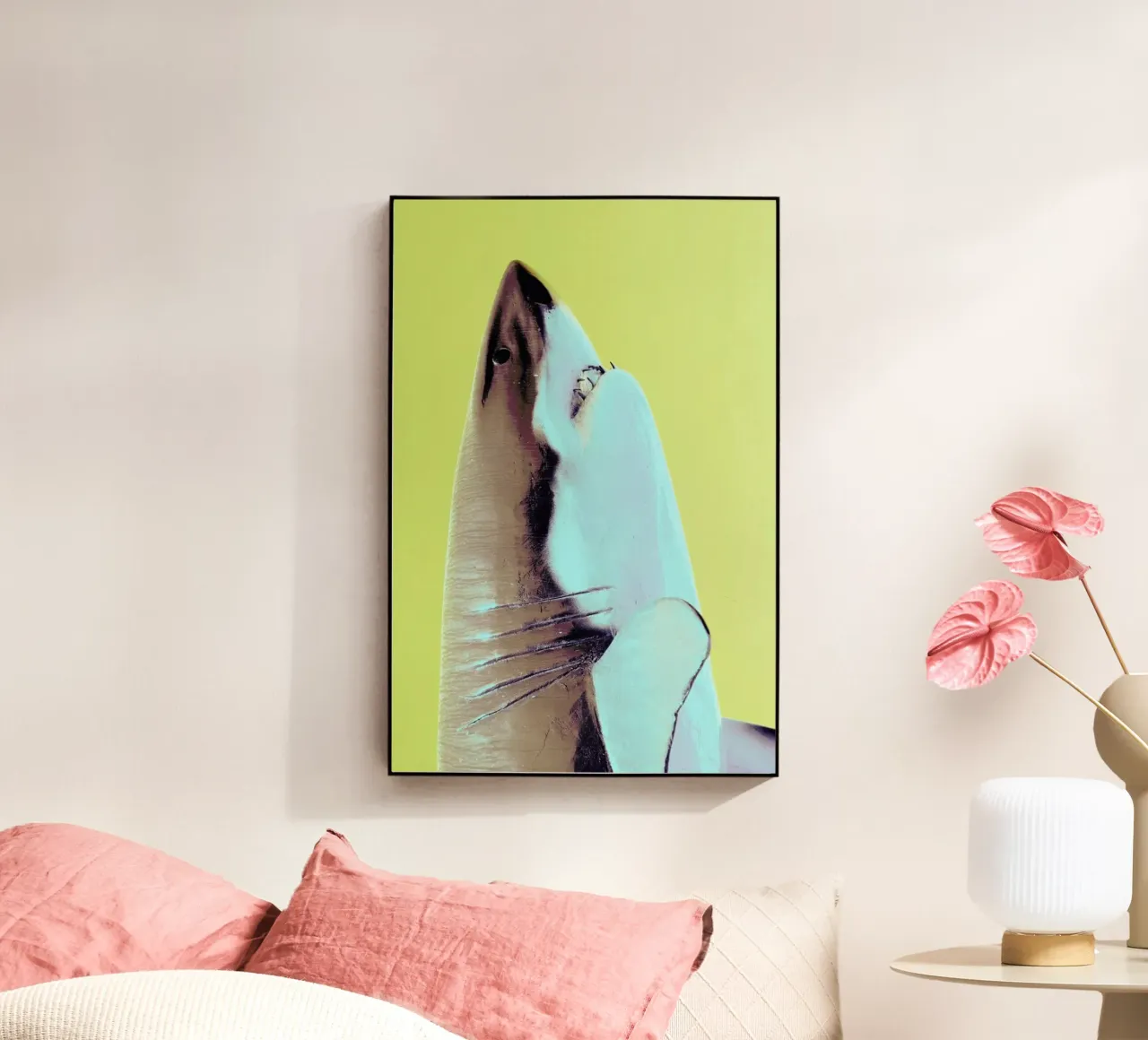 Attack! Yellow acrylic glass by Ballack Art House