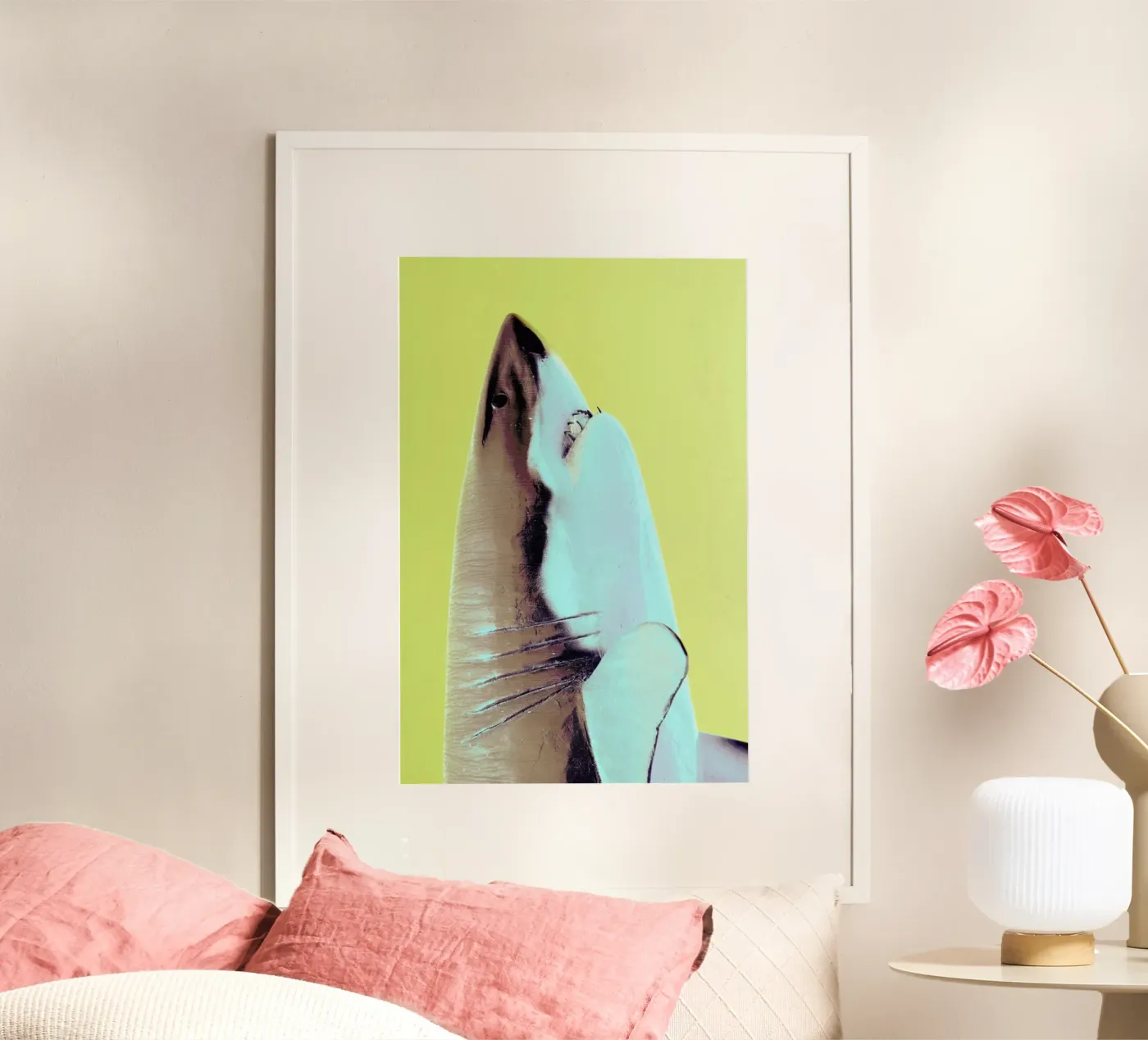 Attack! Yellow poster by Ballack Art House