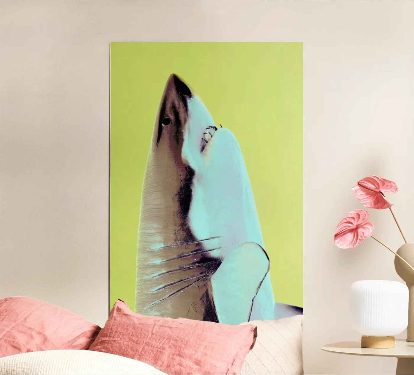 Attack! Yellow poster by Ballack Art House