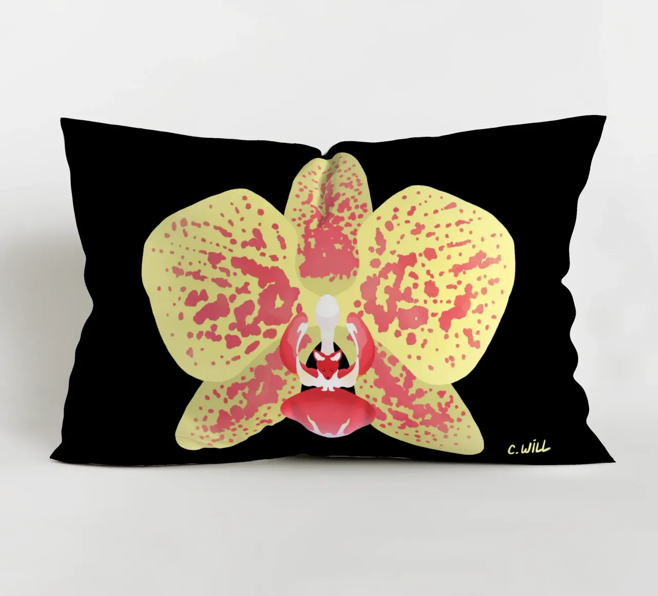 Orchidea volpe cuscino da C.WILL