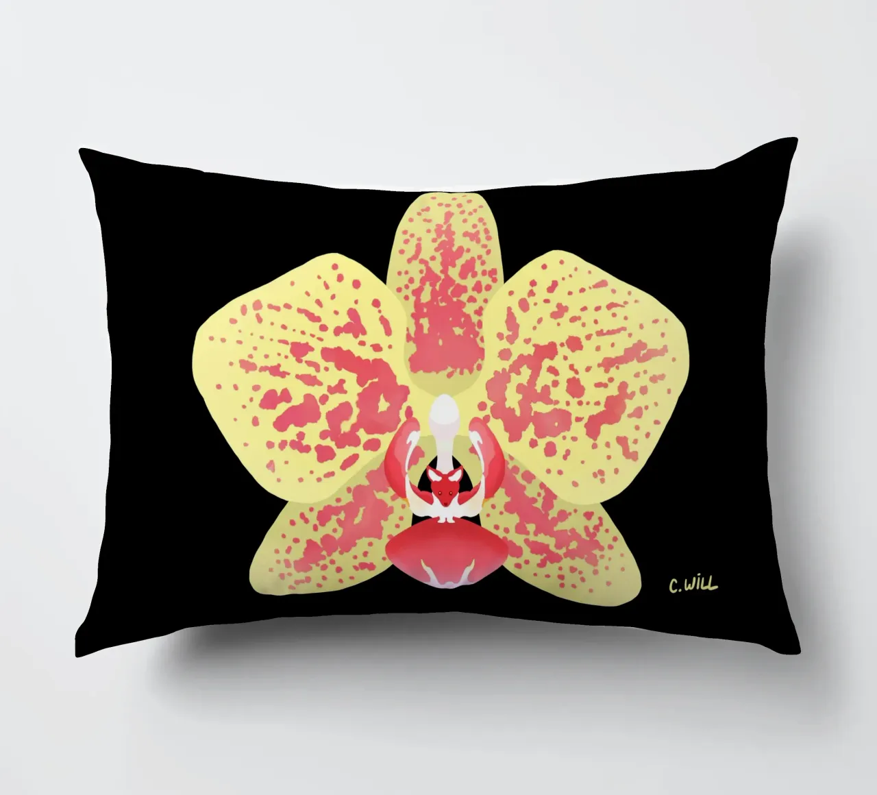 Orchidea volpe cuscino da C.WILL