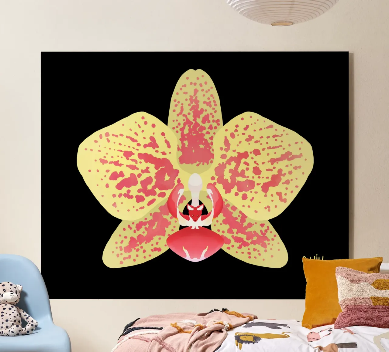 Orchidea volpe plexiglass da C.WILL