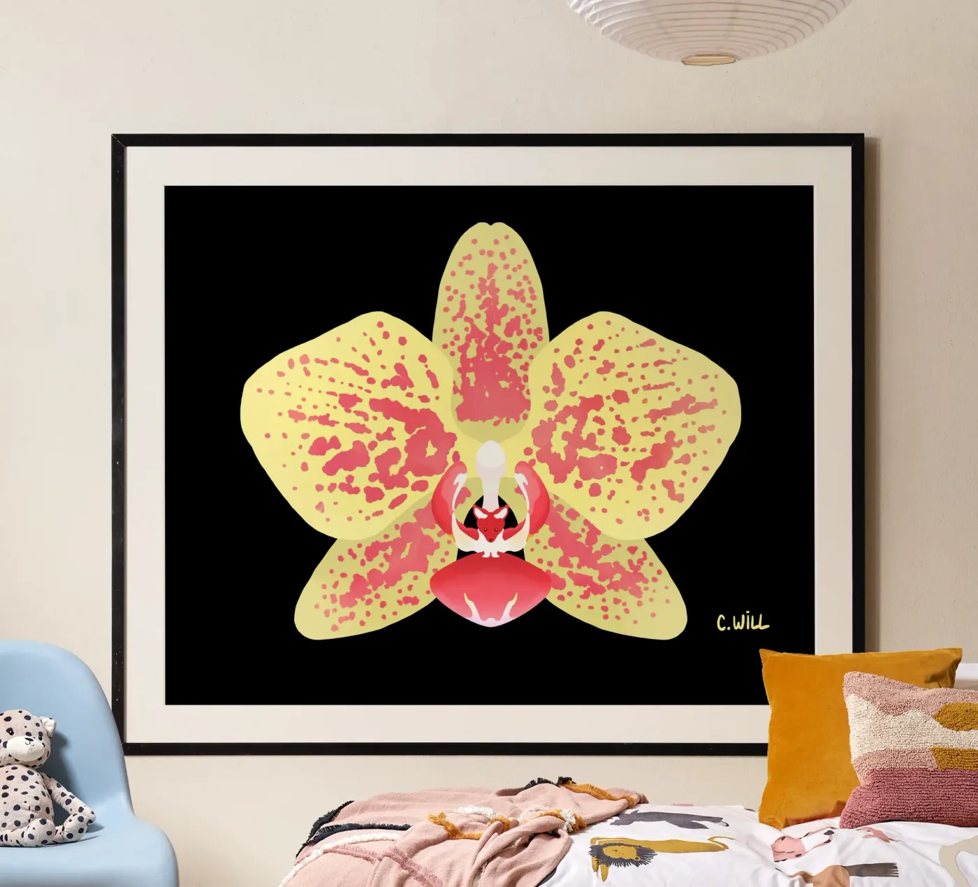 Orchidea volpe poster da C.WILL