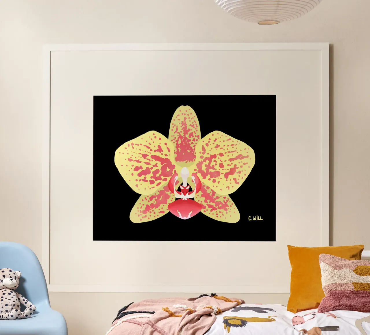 Orchidea volpe carta hahnemühle da C.WILL