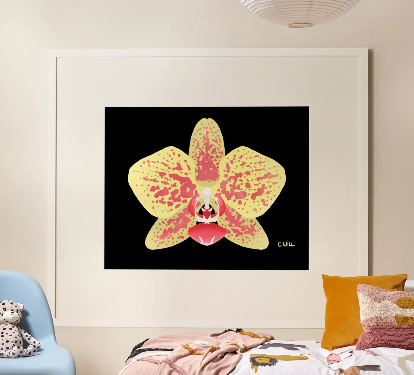 Orchidea volpe poster da C.WILL