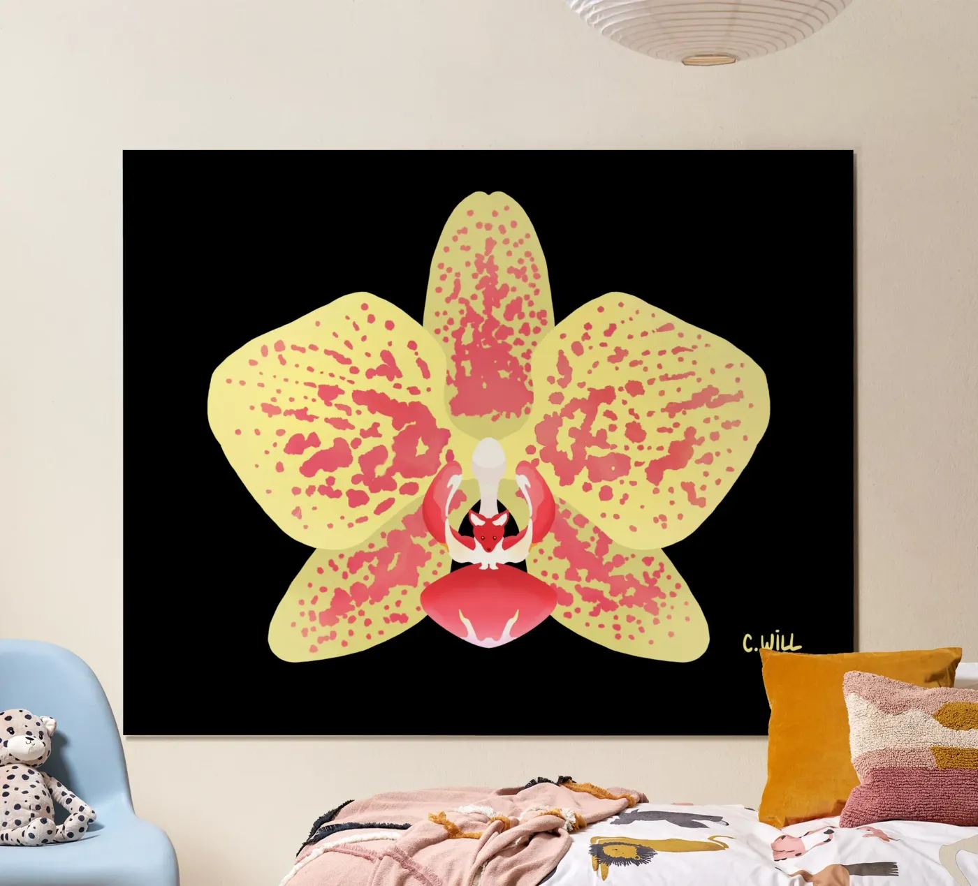 Orchidea volpe poster da C.WILL