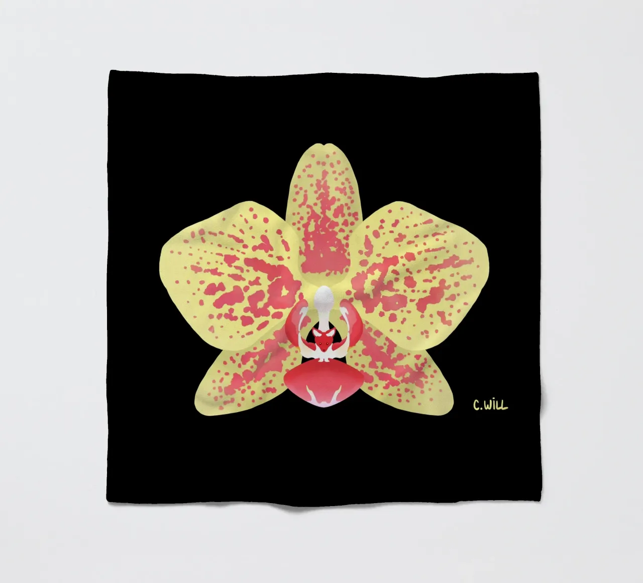 Orchidea volpe coperta in pile da C.WILL