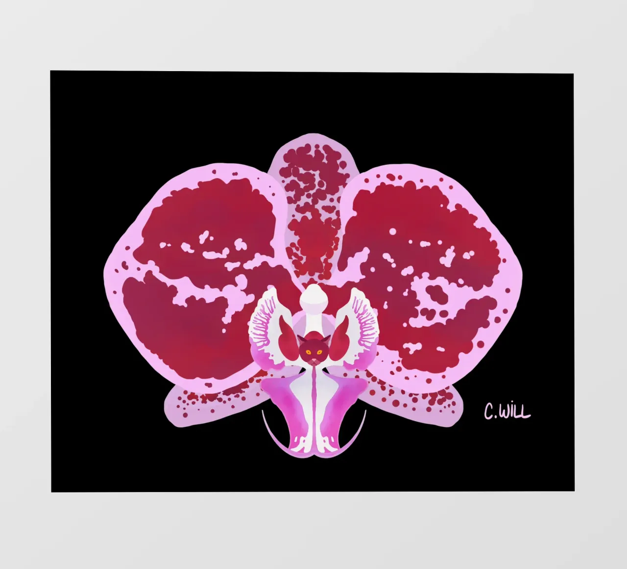 Gatto orchidea telo in pvc da C.WILL