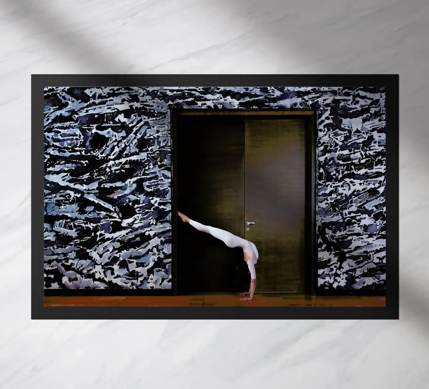 Belgrade #3 doormat by The Urban Yoga